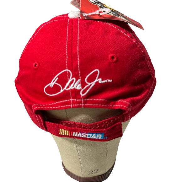 Bud Racing Dale Earnhardt Jr Winners Circle Red White NASCAR Hat Cap NWT - Picture 6 of 12